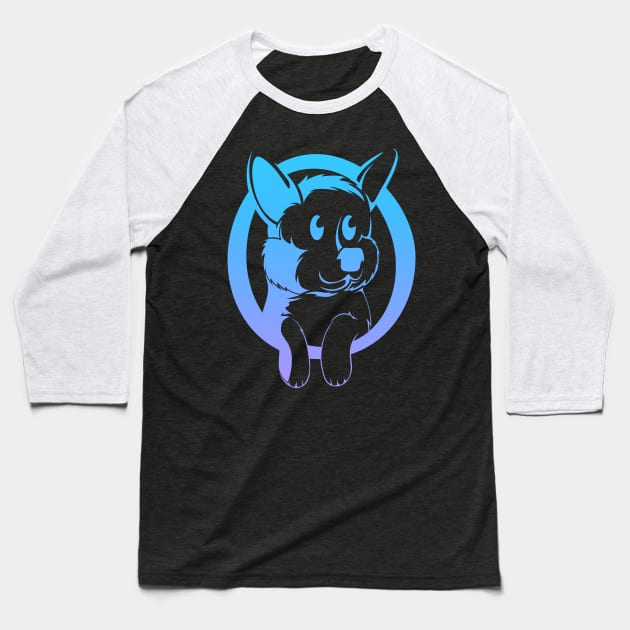 HoP Corgi Logo, dark Baseball T-Shirt by Bottled Starlight